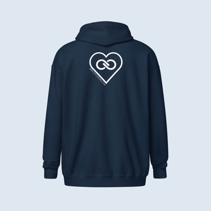 HOODIE CON CAPUCHA Y CREMALLERA MUJER INFINITE