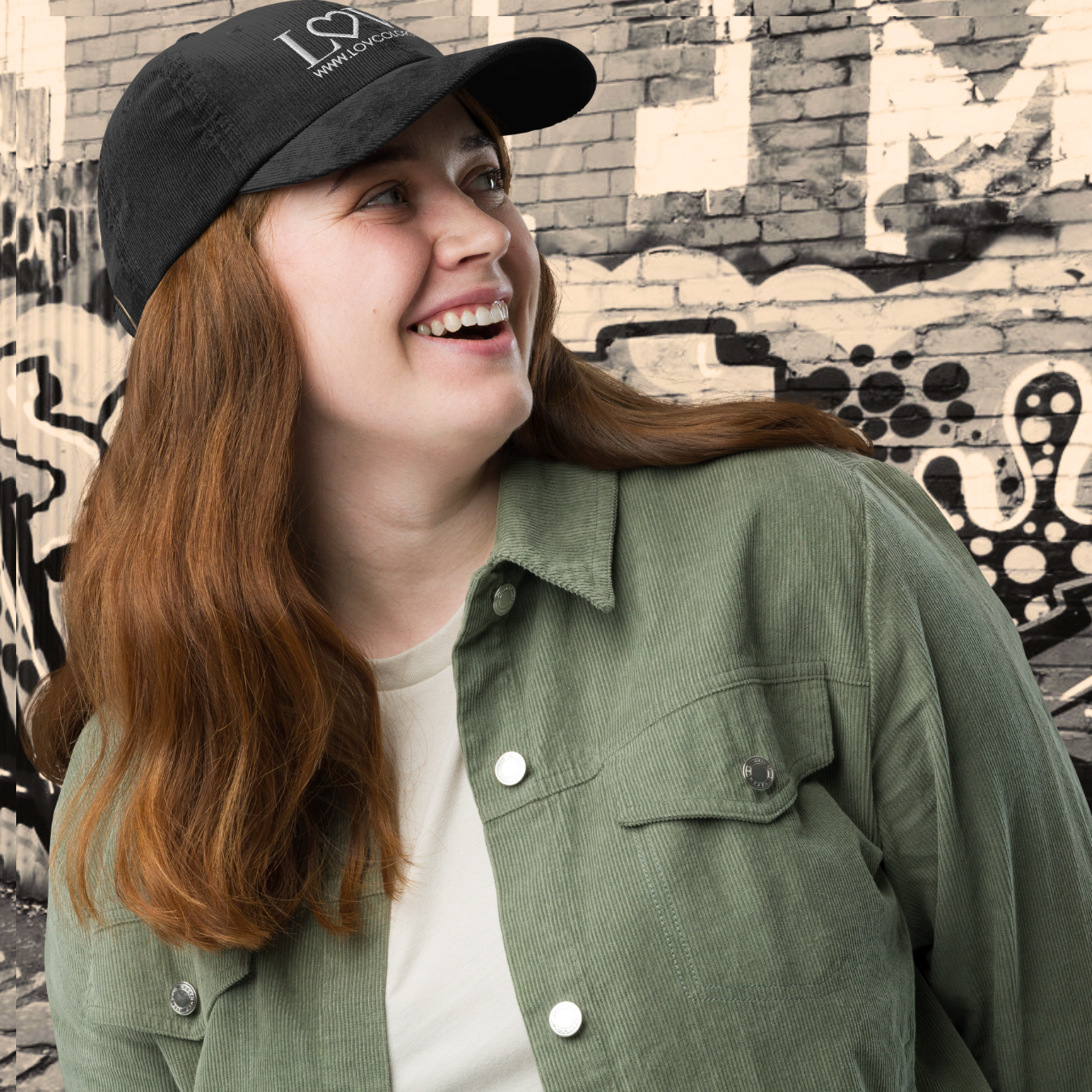 GORRA DE PANA VINTAGE MUJER LOGO