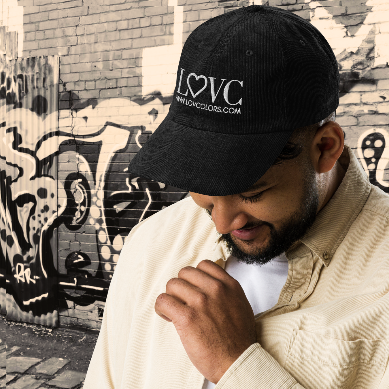 GORRA DE PANA VINTAGE HOMBRE LOGO