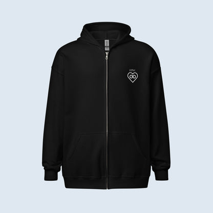 HOODIE CON CAPUCHA Y CREMALLERA HOMBRE INFINITE