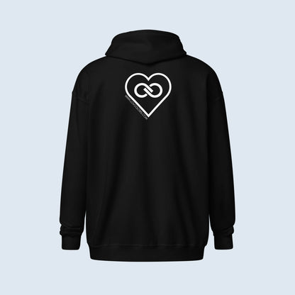HOODIE CON CAPUCHA Y CREMALLERA MUJER INFINITE