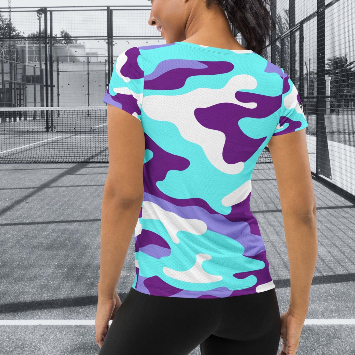 CAMISETA DEPORTIVA ESTAMPADA MUJER PADEL