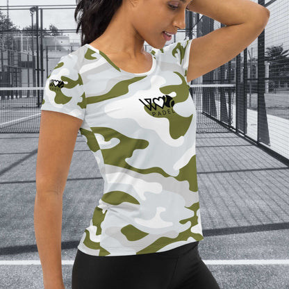 CAMISETA DEPORTIVA ESTAMPADA MUJER PADEL