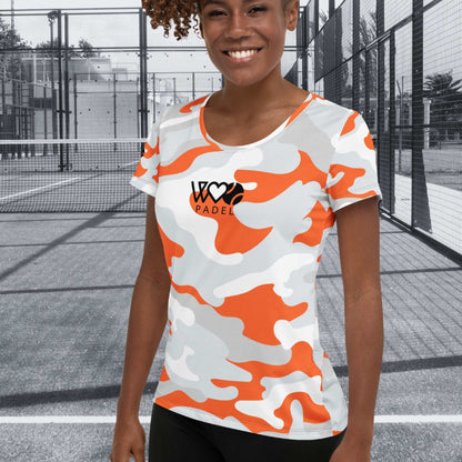 CAMISETA DEPORTIVA ESTAMPADA MUJER PADEL