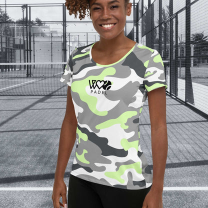 CAMISETA DEPORTIVA ESTAMPADA MUJER PADEL