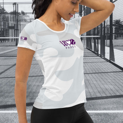 CAMISETA DEPORTIVA ESTAMPADA MUJER PADEL