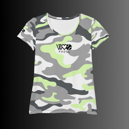 CAMISETA DEPORTIVA ESTAMPADA MUJER PADEL
