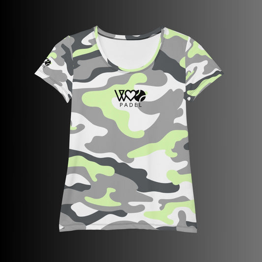 CAMISETA DEPORTIVA ESTAMPADA MUJER PADEL