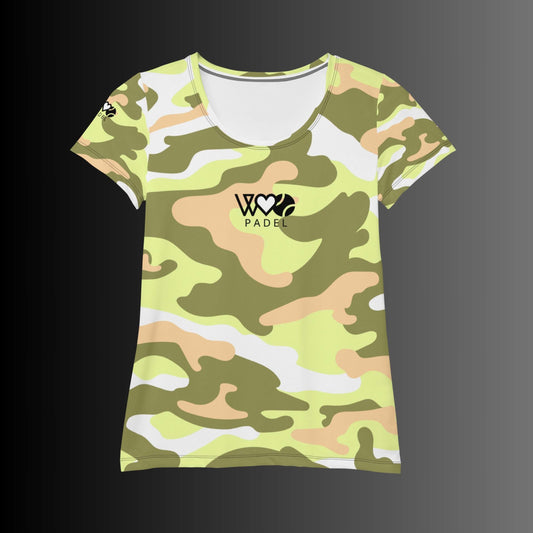 CAMISETA DEPORTIVA ESTAMPADA MUJER PADEL