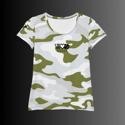 CAMISETA DEPORTIVA ESTAMPADA MUJER PADEL