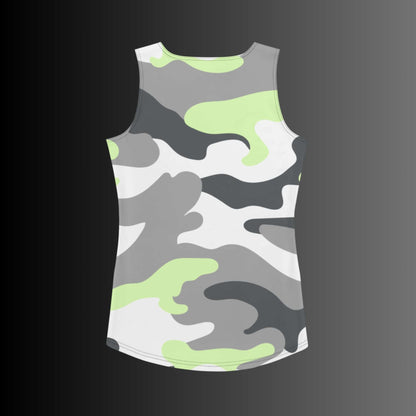 CAMISETA SIN MANGAS ESTAMPADA MUJER PADEL