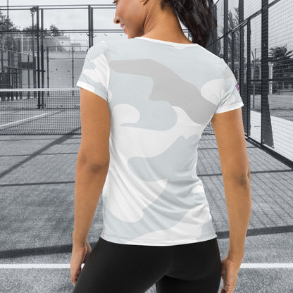 CAMISETA DEPORTIVA ESTAMPADA MUJER PADEL