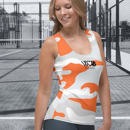 CAMISETA SIN MANGAS ESTAMPADA MUJER PADEL