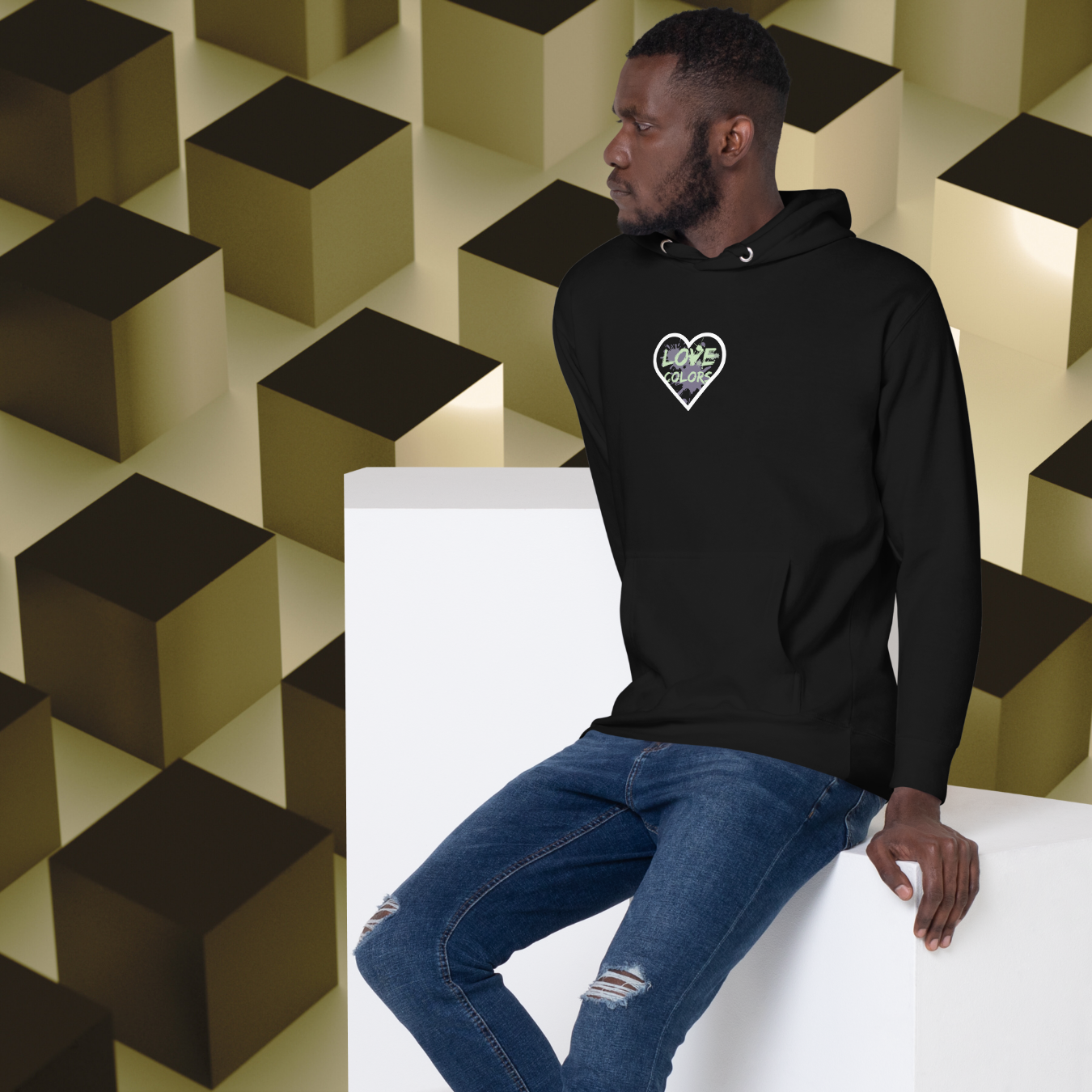 HOODIE CON CAPUCHA HOMBRE SPLASH