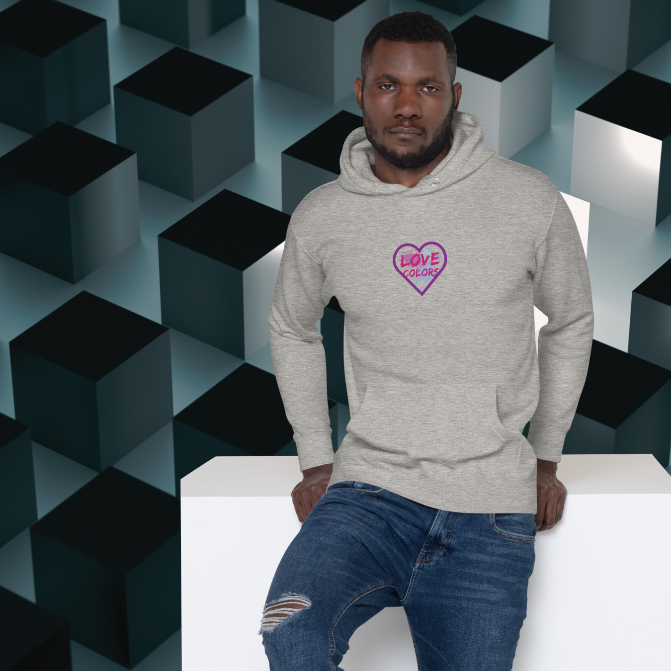 HOODIE CON CAPUCHA HOMBRE SPLASH