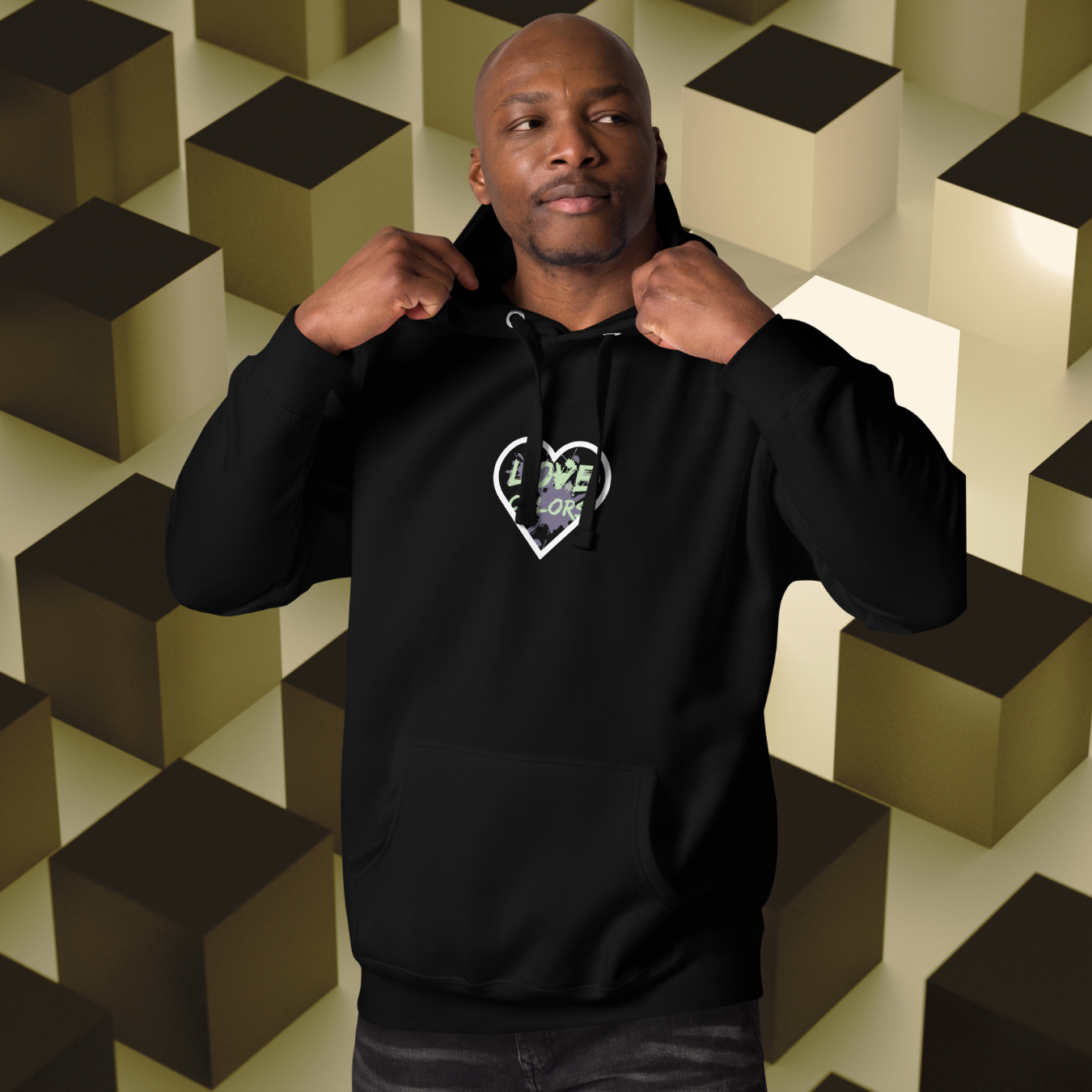 HOODIE CON CAPUCHA HOMBRE SPLASH