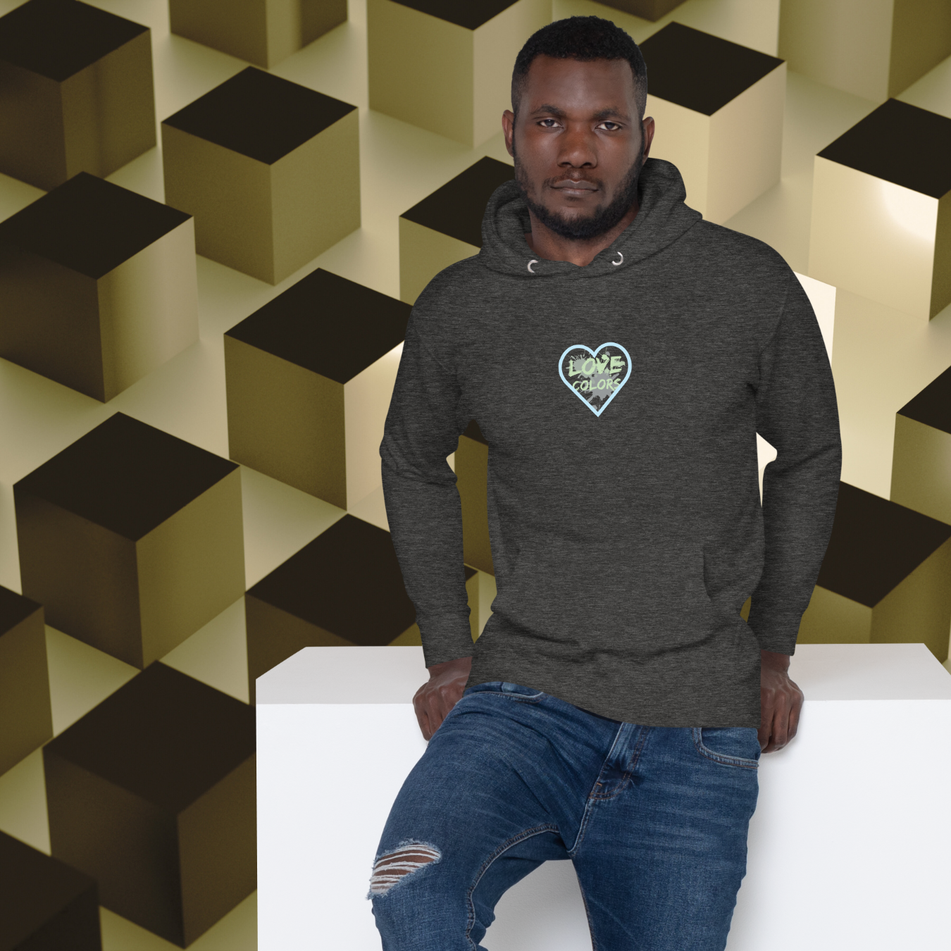 HOODIE CON CAPUCHA HOMBRE SPLASH
