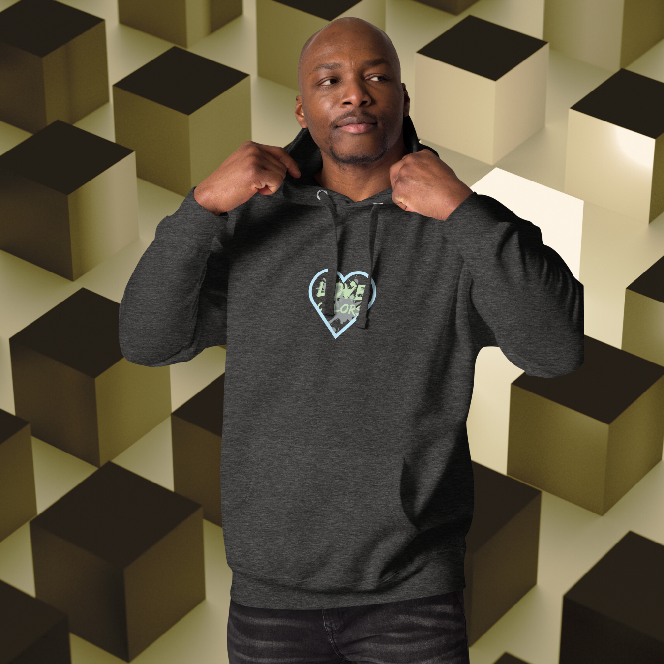 HOODIE CON CAPUCHA HOMBRE SPLASH