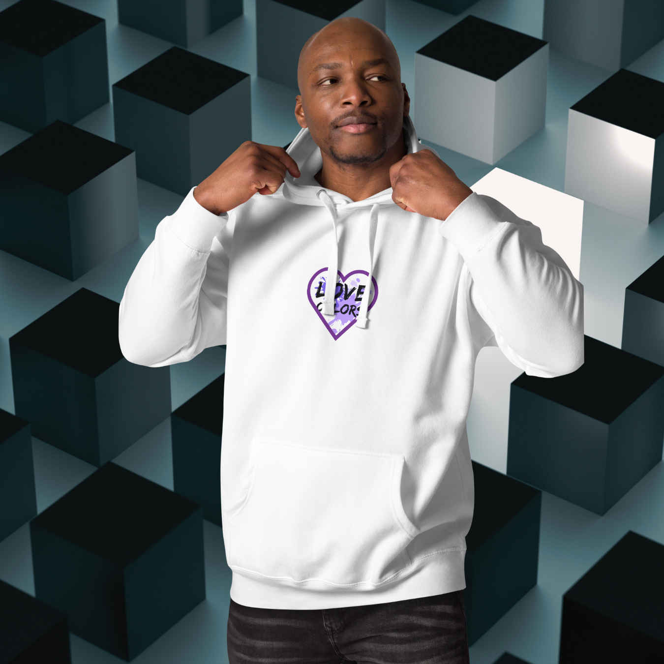 HOODIE CON CAPUCHA HOMBRE SPLASH